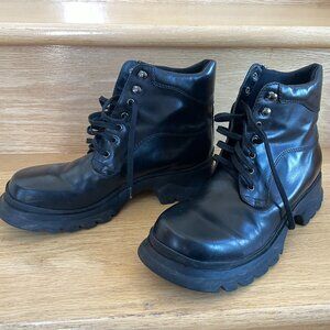 Bass leather boots